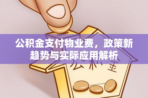 义竹公积金支付物业费，政策新趋势与实际应用解析