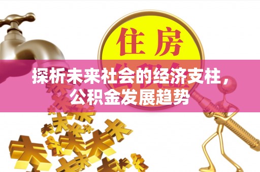 义竹探析未来社会的经济支柱，公积金发展趋势