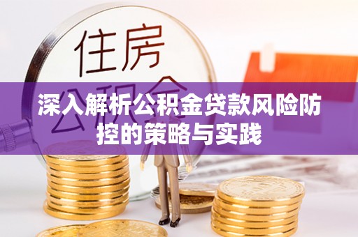 义竹深入解析公积金贷款风险防控的策略与实践