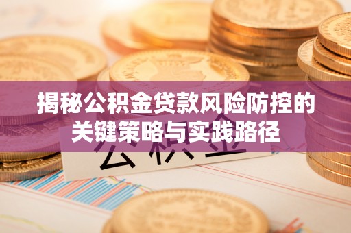 义竹揭秘公积金贷款风险防控的关键策略与实践路径